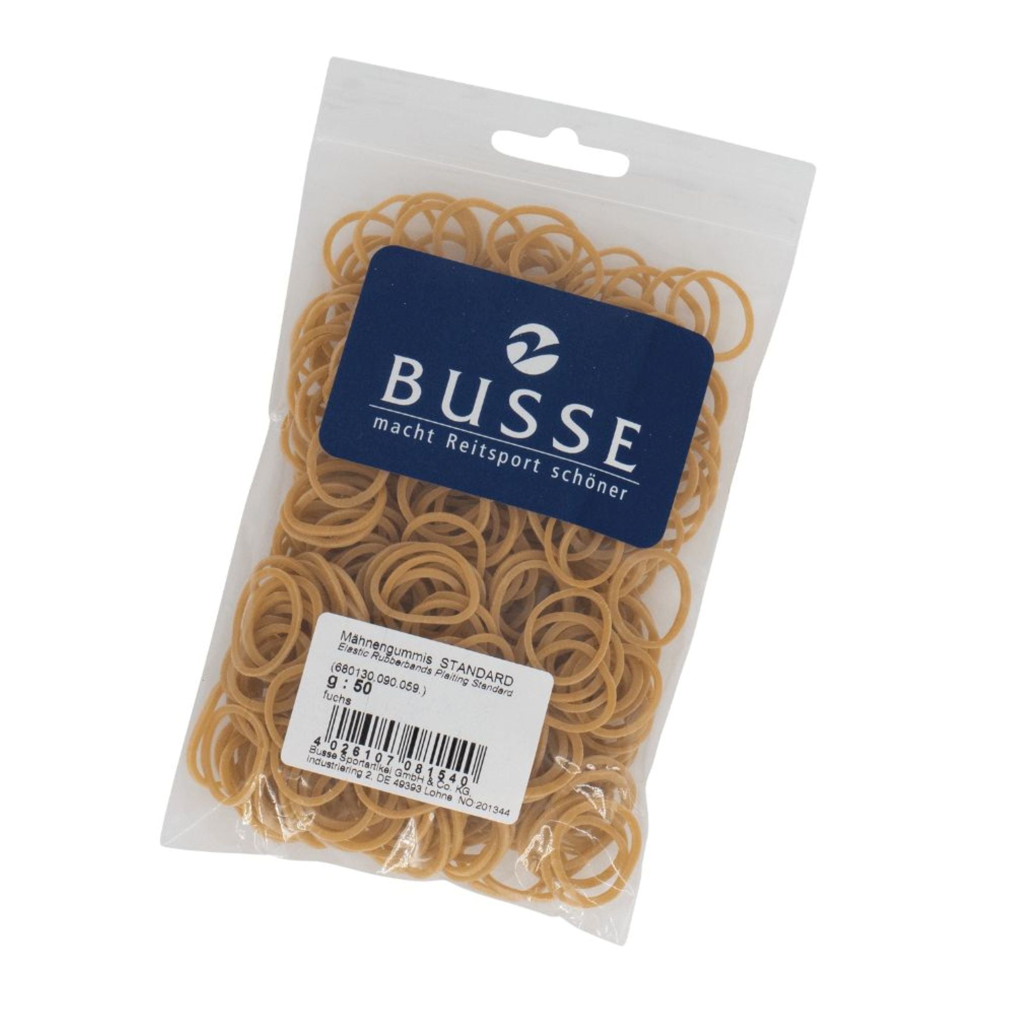Mähnengummis STANDARD, 50 g / Farbe:Fuchs